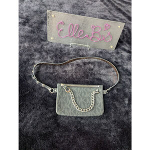 GUC MK Michael Kors Black Gray Belt Bag